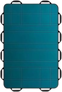 NurtureCare Upgraded 3-Layer Positioning Bed Pad with Handles, Transfer & Slide Sheet for Elderly Care, Waterproof Washable Draw Sheet for Turning, Lifting & Repositioning (60" x 40", Green)