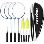 HIRALIY Badminton Rackets Set of 4 