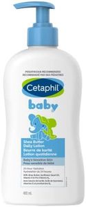 Cetaphil Baby Shea Butter Daily Lotion - 24hr Hydration - Paraben, Colourant and Mineral Oil Free, 400ml Pump