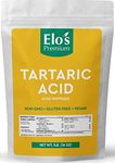 Tartaric acid (1lb) by Elo’s Premium |100% All-Natural Food Grade Food Additive & Antioxidant| Packed In Canada| Non-GMO, Kosher and Halal Friendly, Gluten Free| Used As An Acidulant In Grape/Lime Drinks, Gelatin Desserts, Jams, Sour Candy, and More