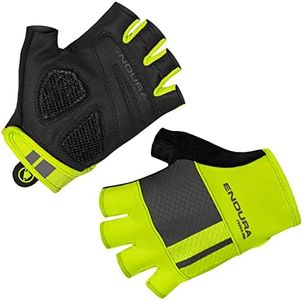 Endura FS260-Pro Aerogel Cycling Mitt Glove - Road Bike Gloves Hi-Viz Yellow, XX-Large