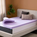 LUCID 3 Inch Lavender Infused Memory Foam Mattress Topper - Ventilated Design - Twin Size