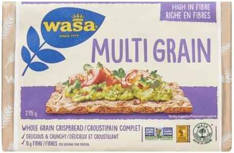Wasa, Multi Grain Crispbread, Whole Grain Crisps, Low Calorie Snack, Non GMO, Healthy Crackers, 275g