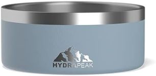 Hydrapeak Dog Bowl, Non Slip Stainless Steel, Dog Water Bowl, Dog Food Bowls, Large Sized Dog, Dog Dish, Dog Bowls Small Dogs, 32oz/64oz, Multiple Sizes, (4 Cup, Storm)