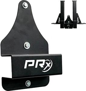 PRx Performance USA MADE Spotter Arm Storage Wall Mounted for 5/8" & 1" Holes for 2x3 and 3x3 Squat Rack Steel Weight Catches Space Saving Home Garage Gym Workout Equipment Accessories For Men