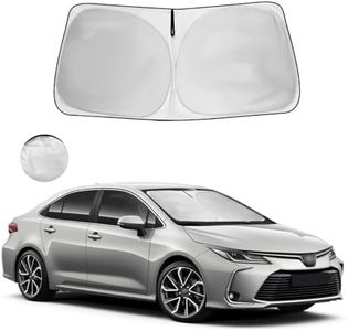 Windshield Sun Shade Window Sunshade Custom Fit Toyota Corolla Accessories 2025 2024 2023 2022 2021 2020 (Not for Corolla Cross) Car Sun Visor UV Protector for Corolla Shield Cover Keep Cool