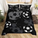 Soccer Pattern Bedding Set Twin Siz