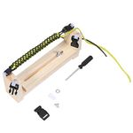 ACKEIVTO Adjustable Length Paracord Jig Bracelet Maker Wooden Frame-Paracord Braiding Weaving Craft Tool Kit, Wristband Maker