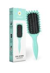 CORSULA Curl Defining Brush, Curl Hair Brush, Curl Define Styling Brush, for Combing and Shaping Men's and Women's Curls to Reduce Pulling