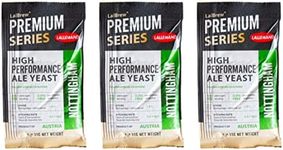 Craft A Brew - LalBrew Nottingham™ - High Performance Ale Yeast - For Craft Lagers - Ingredients for Home Brewing - Beer Making Supplies - (3 Pack)