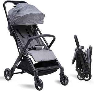COOL KIDS Baby Stroller,Travel Stroller with Pop Out Sun Canopy, Umbrella Strollers with Automatic Fold,Baby Airplane Travel Essentials(Gray)