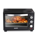 AGARO Marvel 19 Liters Oven Toaster Griller,Motorised Rotisserie Cake Baking Otg With 5 Heating Mode,(Black),1280 Watts