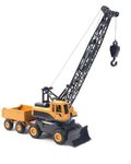 SHIPEASE Friction Powered Lifting Crane Toy for 3+ Year Kids Boys Bulldozer Model Pull Back Vehicle Engineering Excavator Sandbox Construction Truck