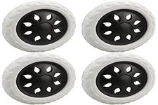 Set of 4 Replacement Wheels, Replacement Castors for Wheelchair Replacement Front Wheels Replacement Wheels for Shopping Trolley Rollator Combi Travel Luggage Trolley Wheelchair Spare Wheels