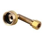 Brass Dishwasher Inlet Elbow,W10685193 Elbow adapter,lbow Hose Fitting For Whirlpool Dishwasher (1)