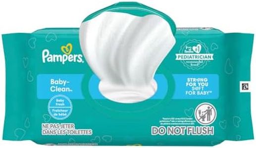 Pampers Baby Clean Wipes, Baby Fresh Scented Baby Wipes, 72 Baby Wipes Total (1 Flip-Top Pack)