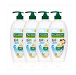 Palmolive Naturals Kids Shower Gel 4x750ml pump vitamin E body wash to nourish skin, leaves skin feeling soft, with plant-based almond milk, ingredients of 95% natural origin*