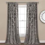 Lush Decor Riley Window Curtain Pan