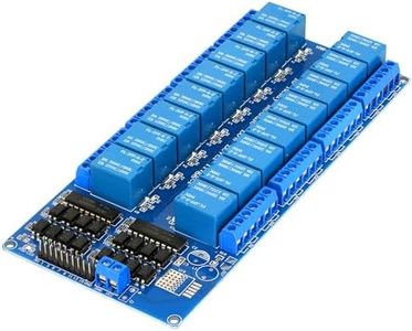WWZMDiB 5V 12V 24V Relay Module 1/2/4/6/8/16 Channel Various Model Options (1, 16 Channel, 5V)