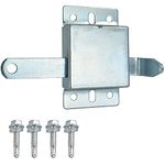 Garage Door Side Lock Heavy Duty Inside Deadlock for Most Garage Door Galvanized Steel -1pack