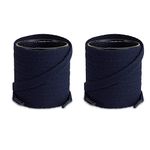 Lify 2 Pair Polyester Flat Shoe Laces for Athletic, Running - 5/16 Wide Shoelaces for Sneakers Shoes Boot Strings (120CM (47.25-Inch), Navy Blue)