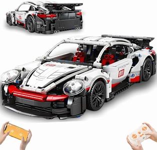 AoreSpty 1226-piece Car Building Kit with Motor - 1:14 Scale Model Car Kits for STEM Learning, Includes Remote Control Car, Scissor Doors & Detailed Design, Educational RC Cars Gift