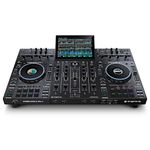 Denon DJ PRIME 4+ Standalone DJ Controller with Stem Separation on 4 Decks, Wi-Fi Streaming, Drop Sampler Mixer, 10.1" Touchscreen, Light Control