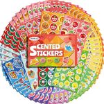 HORIECHALY Scratch and Sniff Stickers for Kids, 60 Sheets 900+ Smelly Stickers with 7 Themes, 15 Scents Scented Stickers for Teacher Classroom, Cute Reward Stickers for Elementary, Students.