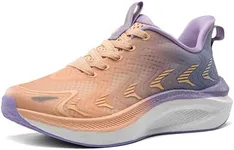 ALLSWIFIT Women's Running Walking Tennis Shoes Comfortable Non-Slip FlyLife Breathable Athletic Workout Gym Cross Trainer Sports Sneakers,Size 8.5,Pink,SARR021W