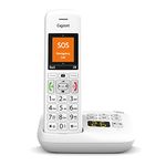 Gigaset E390A Big Button Home Cordless Phone with Answer Machine, Nuisance Call Block and Hearing Aid Compatibility