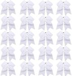 Hipcheer 20pcs 8" Large White Cheer