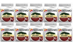 Tassimo Jacobs Caffe Crema Classico XL Coffee Pods - 10 Packs (160 Drinks)