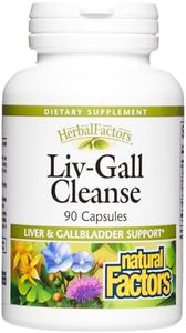 HerbalFactors by Natural Factors, Liv-Gall Cleanse, Supports Liver and Gallbladder Health, 90 capsules