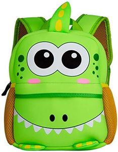 Mochila Infantil para Niños Primaria Pequeña Guardería Mochila Preescolar para Niños de 2-5 Años Dibujo de Animal Lindo (Dinosaurio, 21 * 8 * 26CM)
