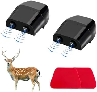 povtii 2PCS Car Deer Whistles, Automotive Deer Whistles Warning Device with Rubber Pads, Whistle Save a Deer Avoids Collisions, Car Accessories (Black)