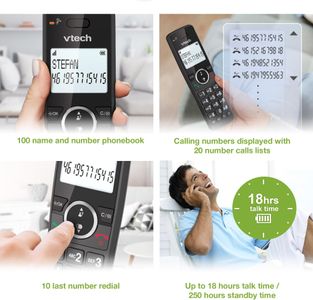 VTech Cordless Phone Twin Set – Digital DECT Handsets
