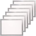 Certificate Paper 8.5 x 11 Inches, 50-Pack Diploma Paper, Letter Size, Blank, Blue Borders