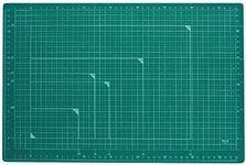 Plus 48-584 Cutter Mat, Double-Sided, A3, 11.8 x 17.7 inches (300 x 450 mm), Green