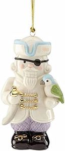 Lenox Annual Pirate Nutcracker Ornament Figurine Parrot