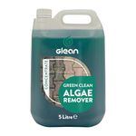 GLEAN Green Clean Patio Cleaner 5L | Covers 200m² | Concentrate | Algae Remover for Moss, Mould, Lichen & Algae | Spray and Leave | For Paths, Fences, Roof Tiles, Decking, Brick & Concrete Surfaces