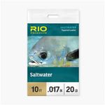 Rio Fishing Products Saltwater Leader 10ft, 3 Pack, 20lb - 3 Pack