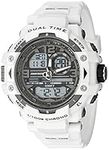 Armitron Sport Men's 20/5062WHT Analog-Digital Chronograph White Resin Strap Watch