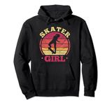 Skater Skateboard Skateboarding for Girls Pullover Hoodie