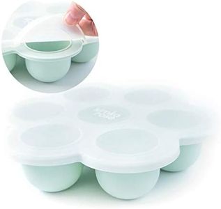 Simka Rose Baby Food Storage Containers - Freezer Safe Tray Silicone Baby Food Freezer Storage Tray Molds Breast Milk Freezer Tray - 2.5 Oz BPA Free with Clip-on Lid for homemade Purees & Breastmilk