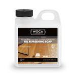 WOCA Denmark Oil Refreshing Soap Natural 1L, Concentrated Rejuvenator for Oiled or Waxed Wood. Food Contact Safe, Plant Based, made for floors and furniture.