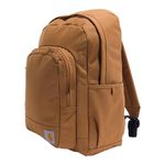 Carhartt Classic Daypack, Durable Water-Resistant Pack with Laptop Sleeve, 25L Backpack Brown, PFAS Free