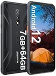 Unlocked Cell Phones Canada,Blackview BV5200 Pro Rugged Smartphone 2023,7GB+64GB/SD 1TB Android 12 Phone,IP68/69K Waterproof Rugged Cell Phone,6.1" HD+,13MP Camera,5180mAh,Face ID,3 Cards Slot,OTG,NFC