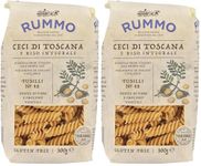 Rummo Chickpea Fusilli Gluten-Free Pasta No.48, High In Ceci Protein, 300 g (Pack of 2)