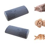 Pet Hair Remover - Pumice Stone for Dog Hair Removal,Cat Hair Remover Brush for Furniture,Couch and Carpet(2 Pack) Grey