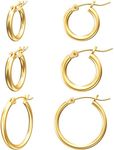 Gacimy Small Gold Hoop Earrings for